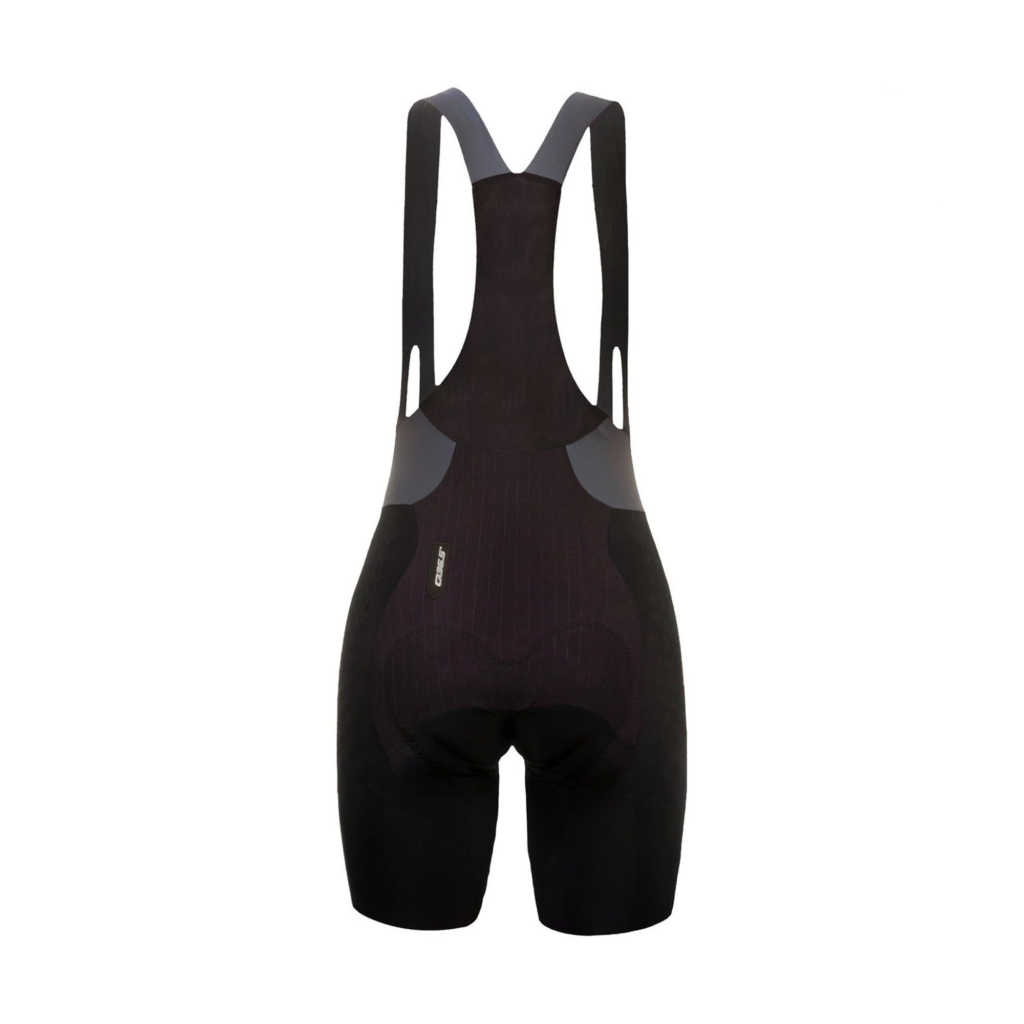 Q36.5 - Lady Bibshort Grid Skin Dames - Black