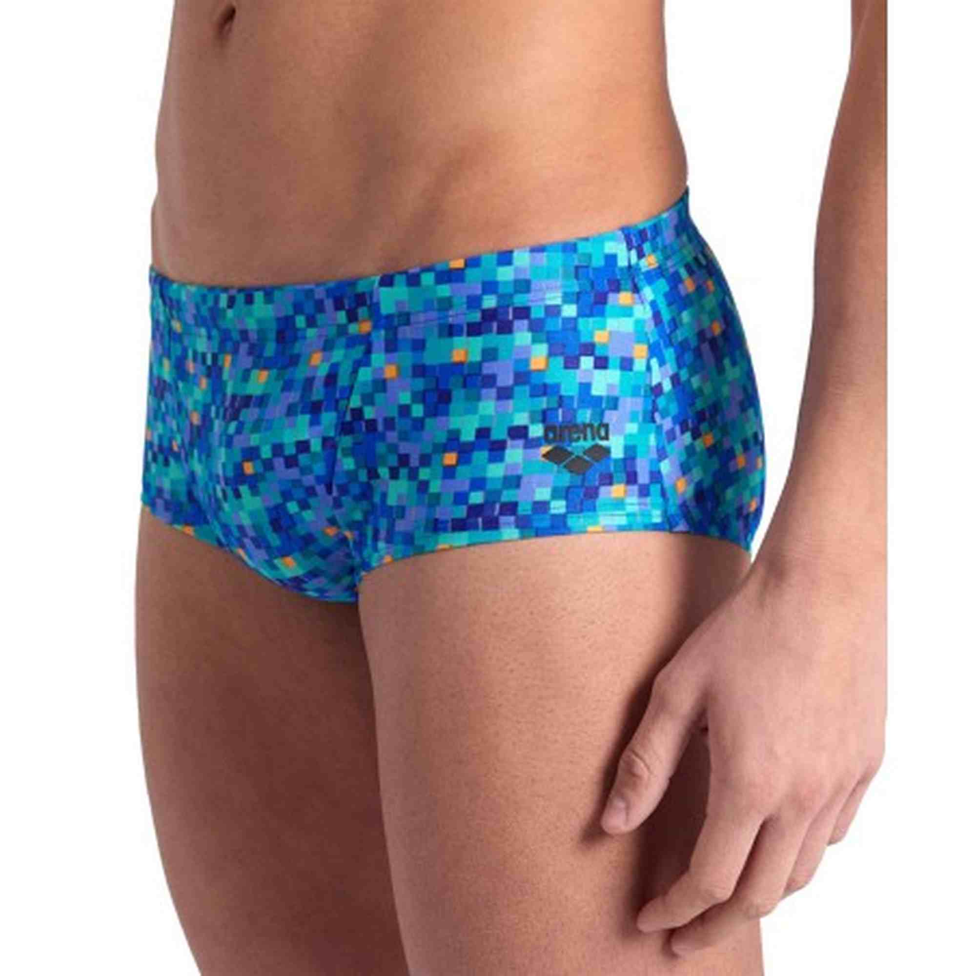 Arena - M POOLTILES SWIM LOW WAIST SHORT