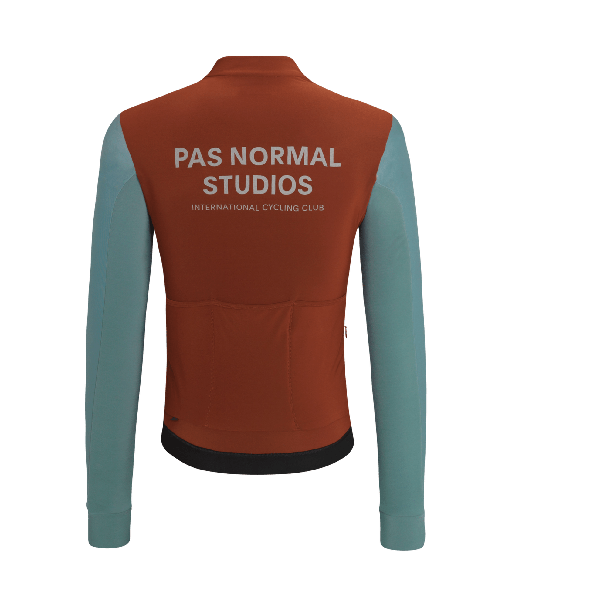 Pas Normal Studios - Mechanism Thermal Long Sleeve Jersey - Mahogany / Dusty Teal