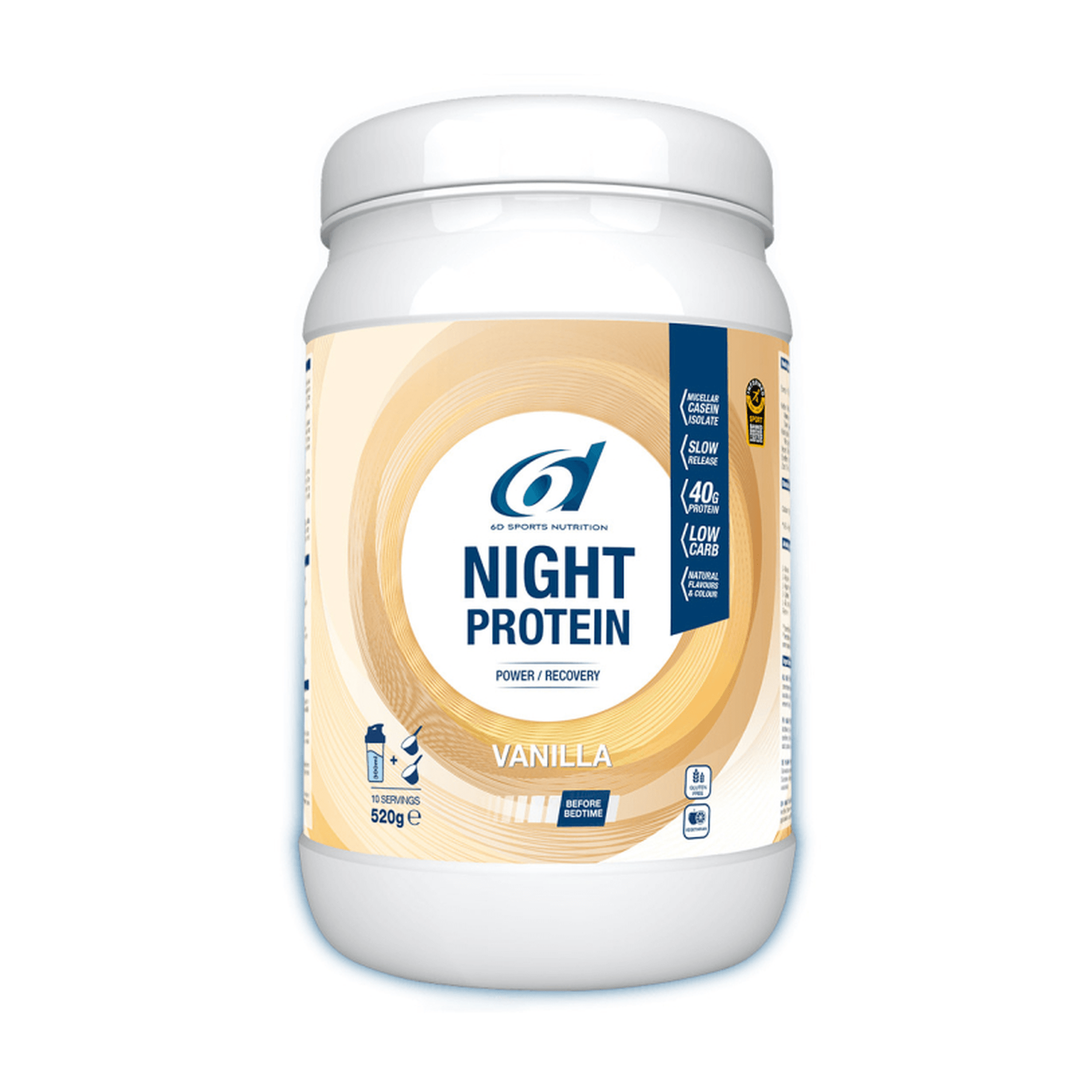 6D Nutrition - Night Proteïn 520g