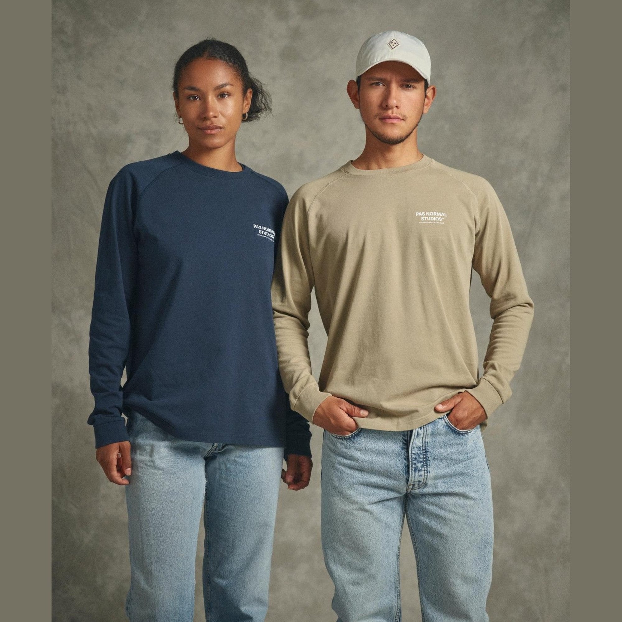 Pas Normal Studios - Off-Race PNS LS T-Shirt - Navy