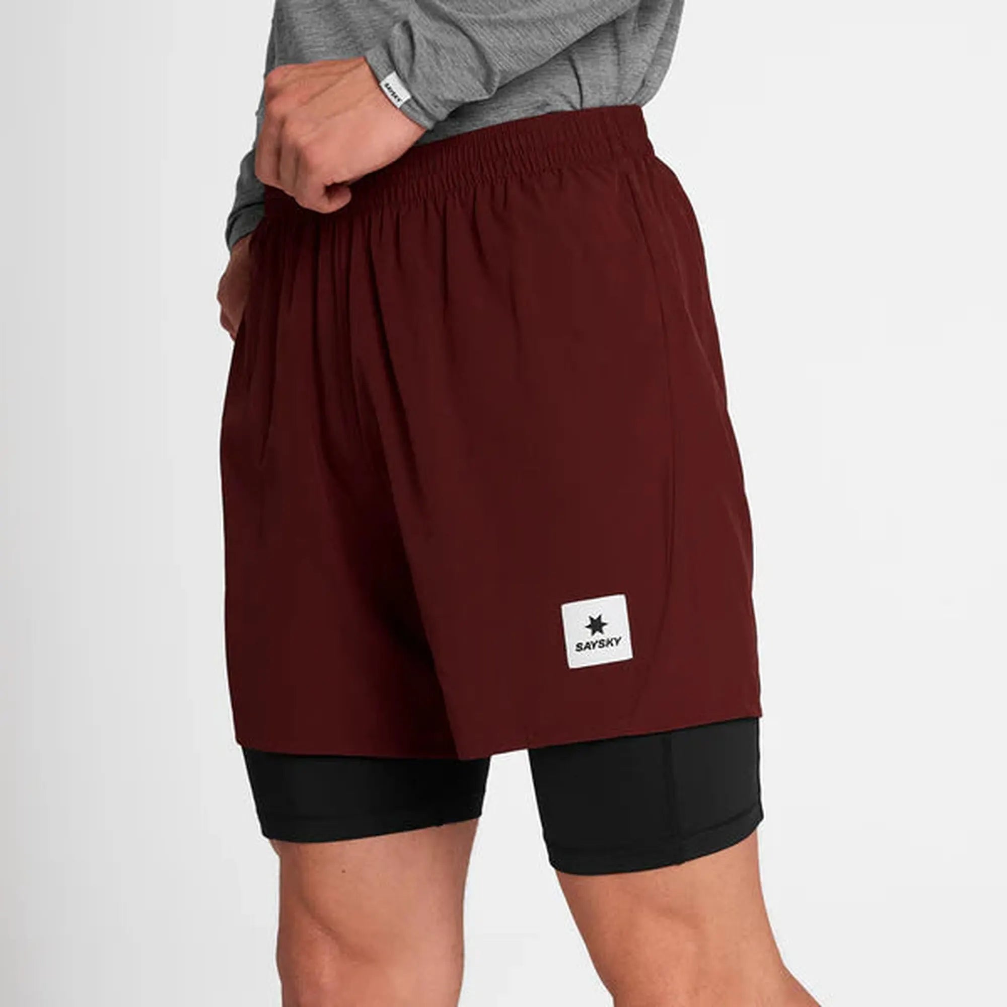 Saysky - Pace 2 in 1 Shorts 5'' Heren