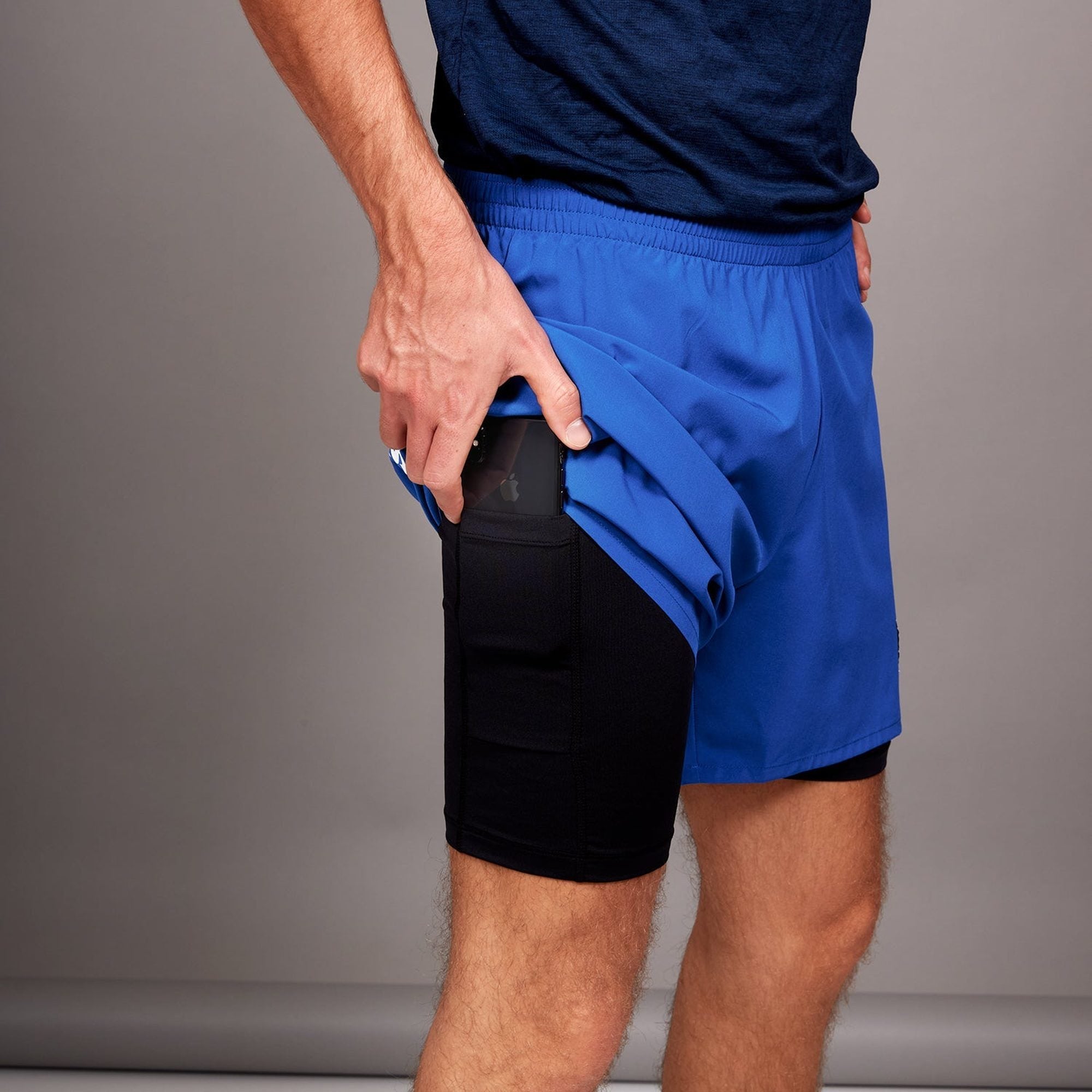 Saysky - Pace 2 in 1 Shorts 5" Heren
