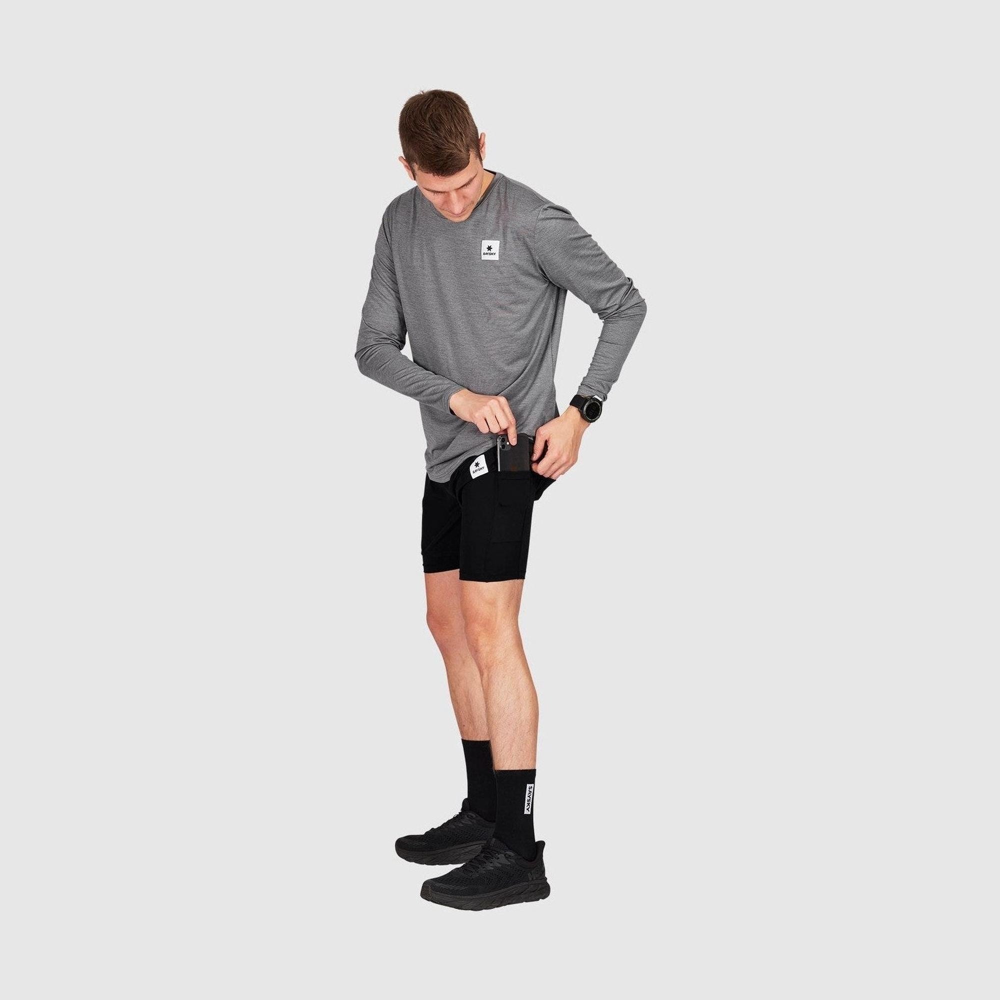 Saysky - Pace 2 in 1 Shorts 5" Heren