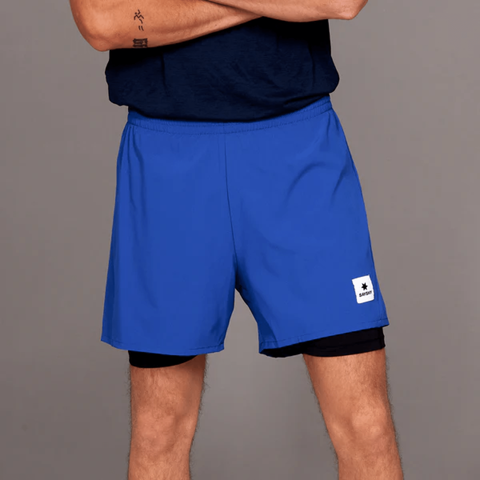 Saysky - Pace 2 in 1 Shorts 5" Heren