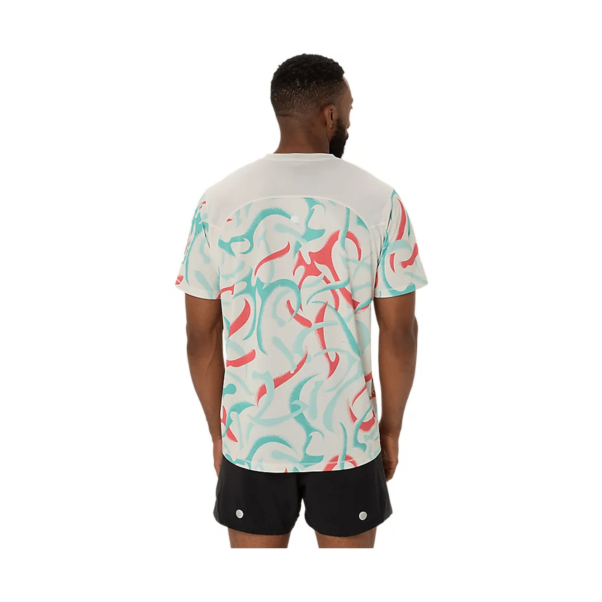 Asics - Road All Over Print SS Top Heren