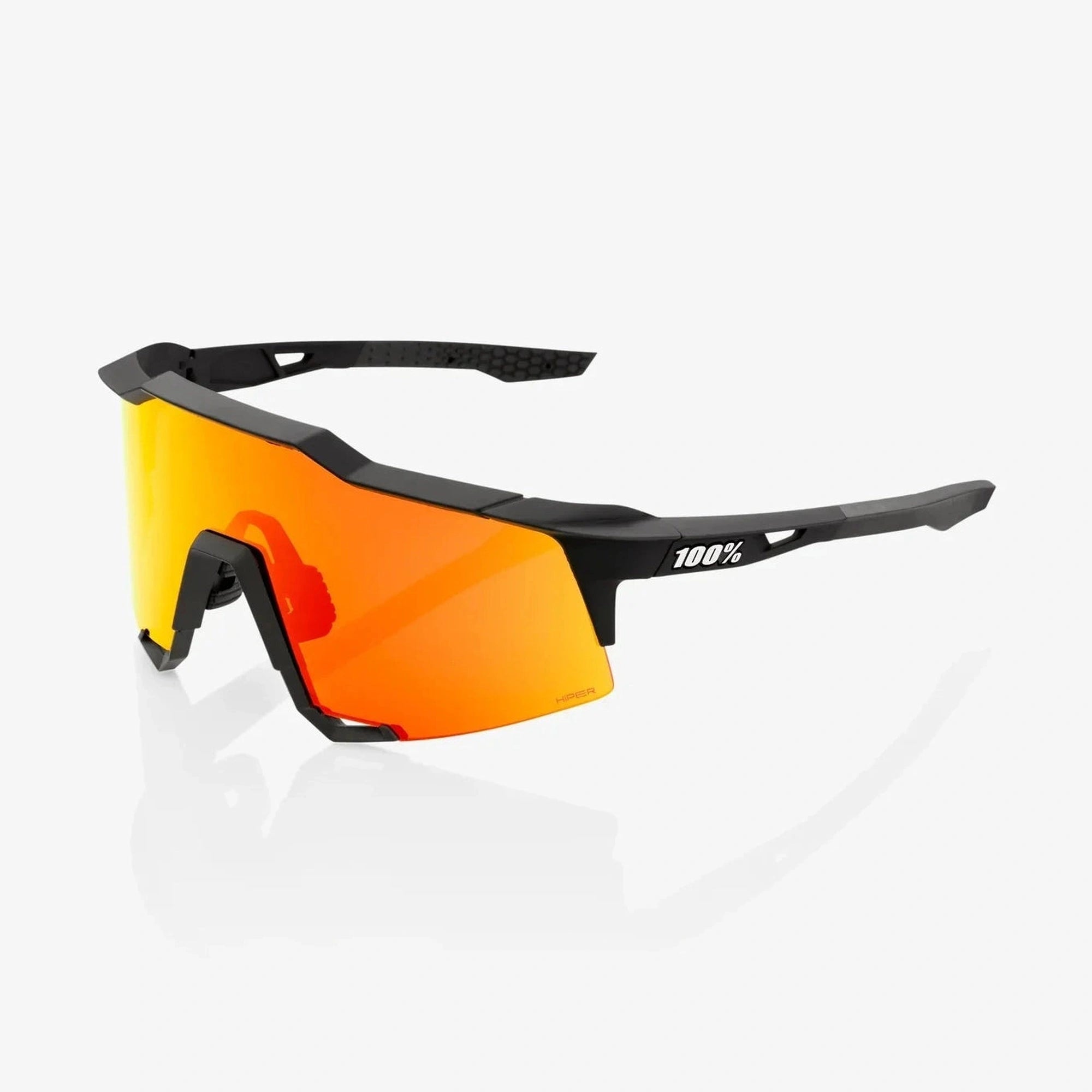100% - SPEEDCRAFT - Soft Tact Black - Hiper Red MUltilayer Mirror Lens