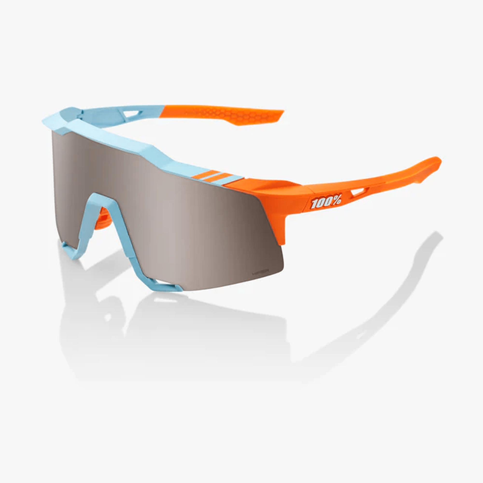 100% - SPEEDCRAFT - Soft Tact Two Tone - HiPER Silver Mirror Lens