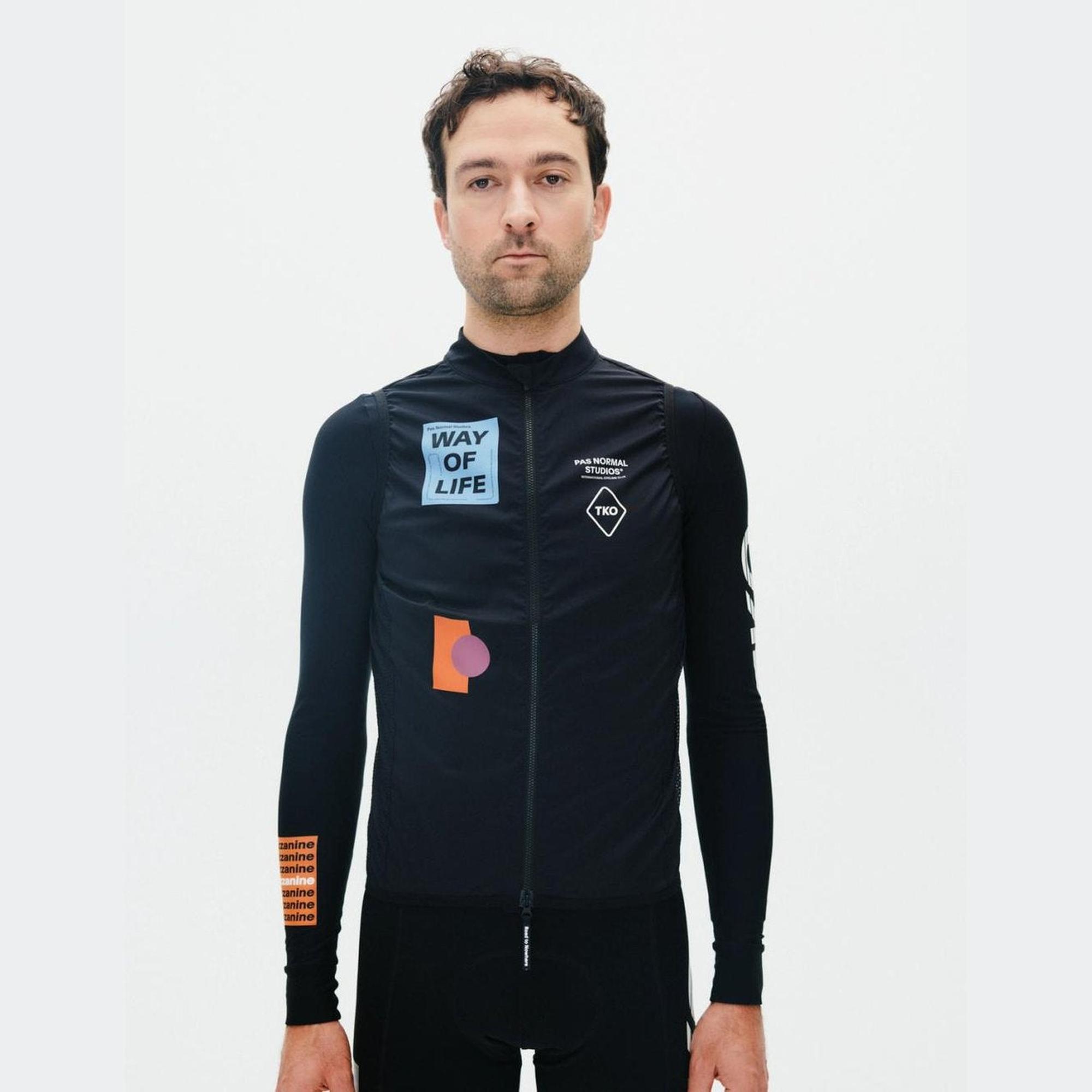 Pas Normal Studios - T.K.O. Mechanism Stow Away Gilet - Black