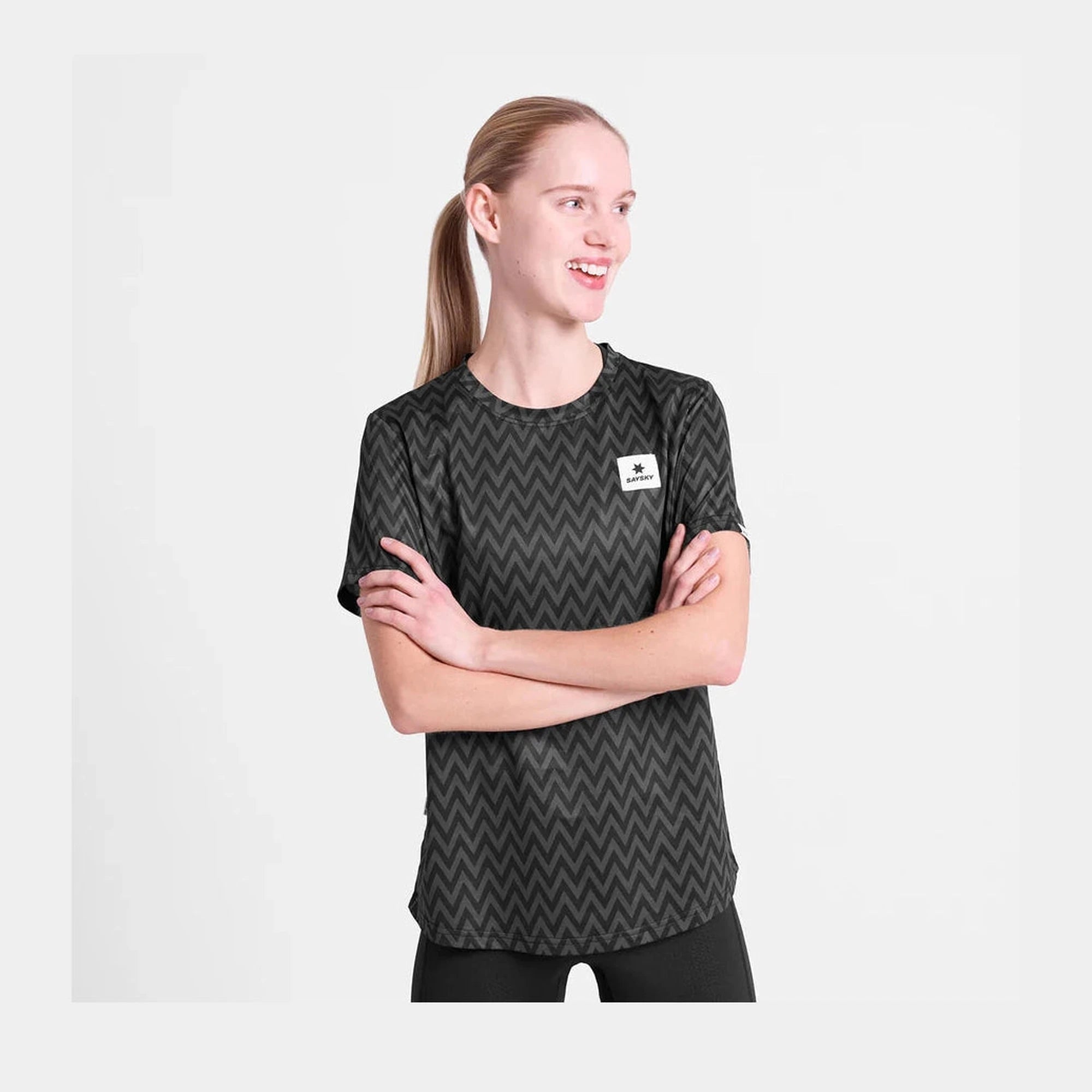 Saysky - W Zig Zag Combat T-Shirt Dames