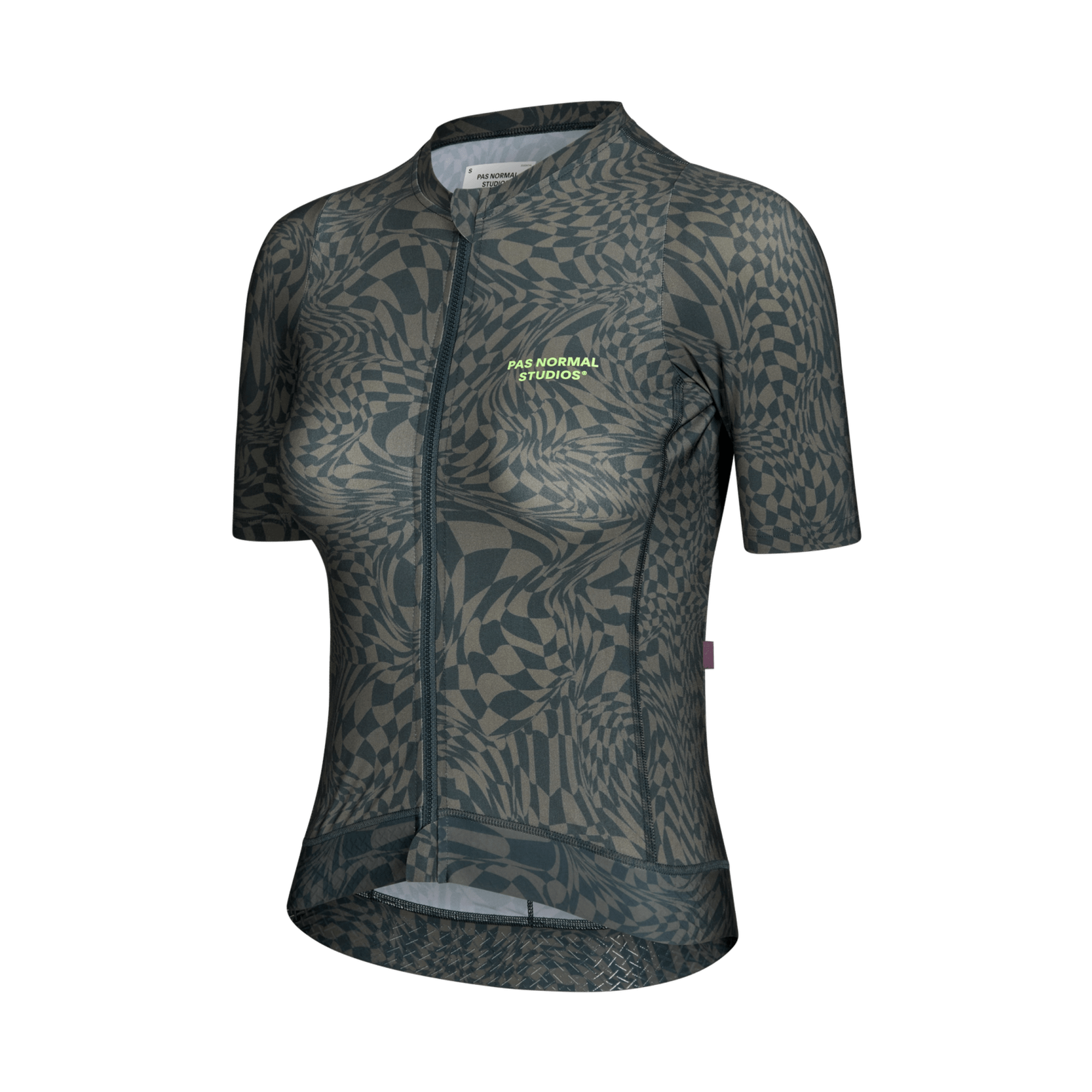 Pas Normal Studios - Women's Essential Jersey - Check Olive Green