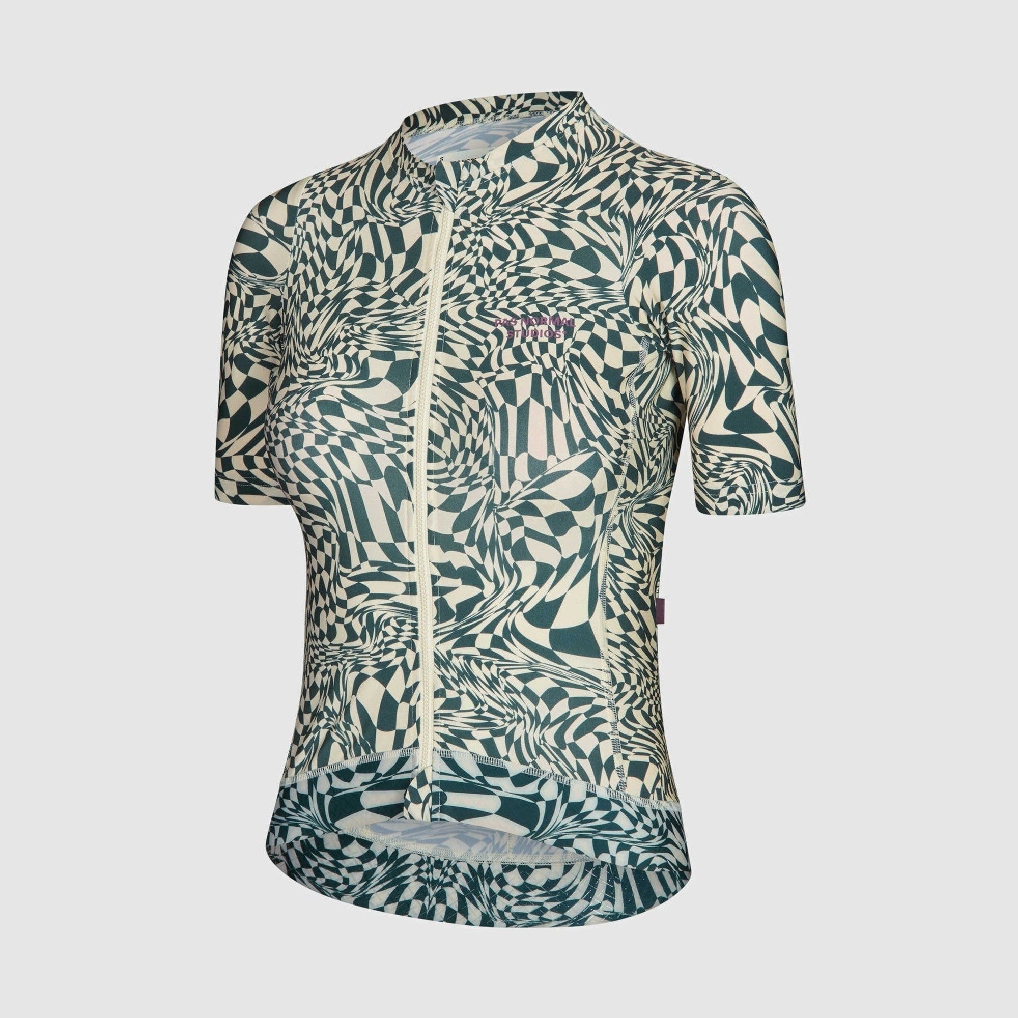 Pas Normal Studios - Women's Essential Jersey - Check Petroleum