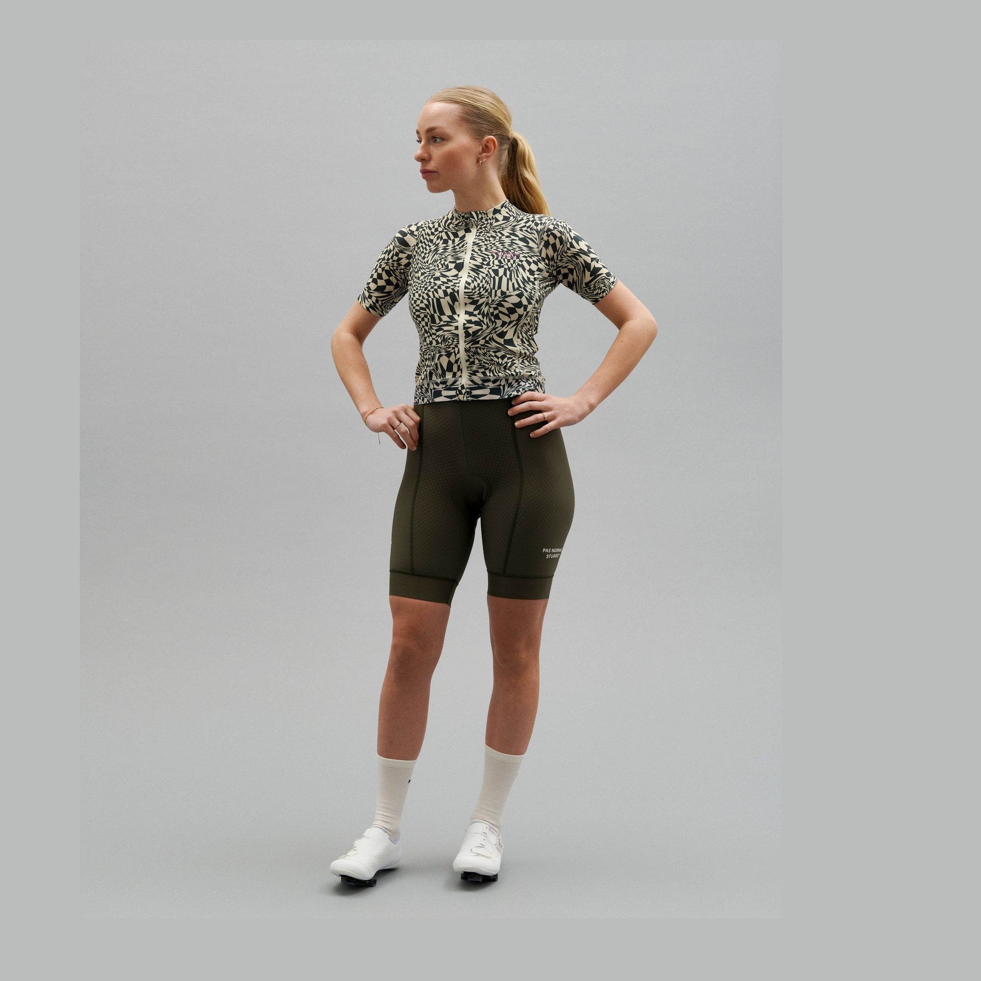 Pas Normal Studios - Women's Essential Jersey - Check Petroleum