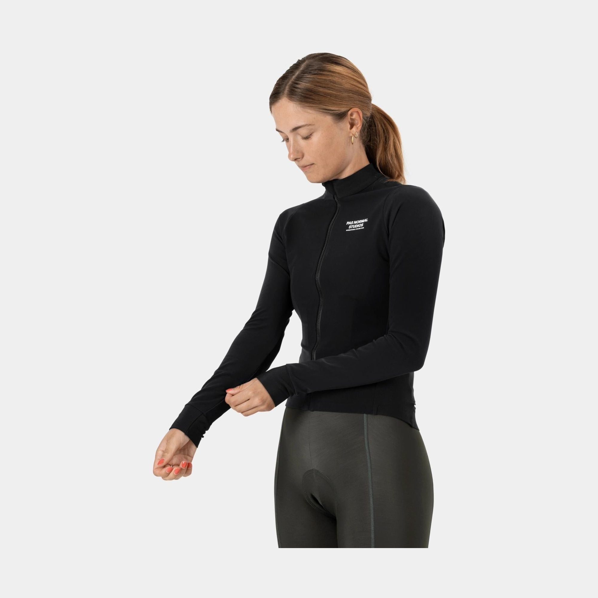 Pas Normal Studios - Women's Mechanism Thermal Long Sleeve Jersey - Black