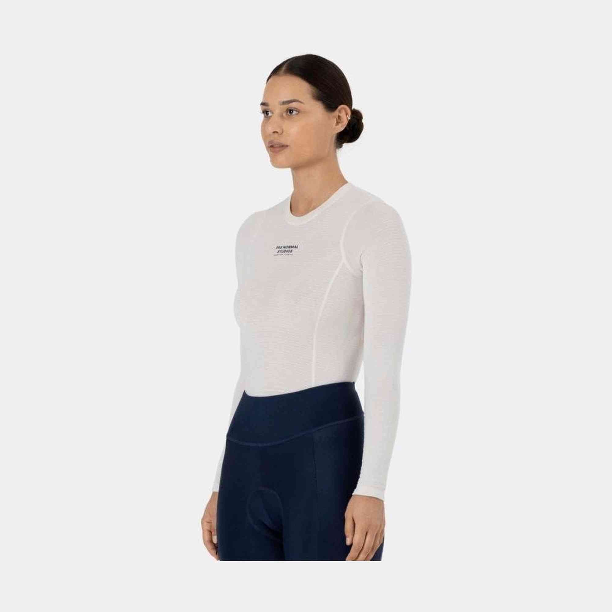 Pas Normal Studios - Women's Thermal Long Sleeve Base Layer - Off White