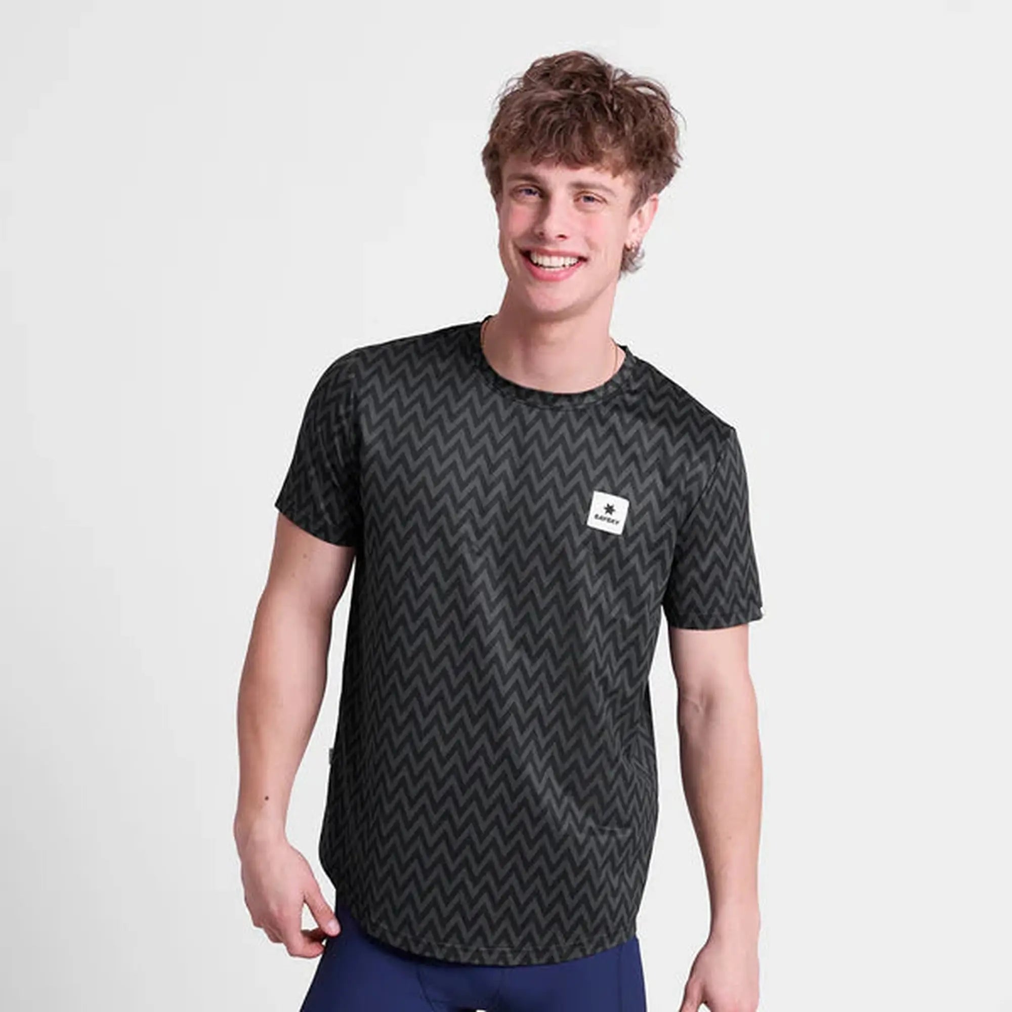 Saysky - Zig Zag Combat T-Shirt Heren