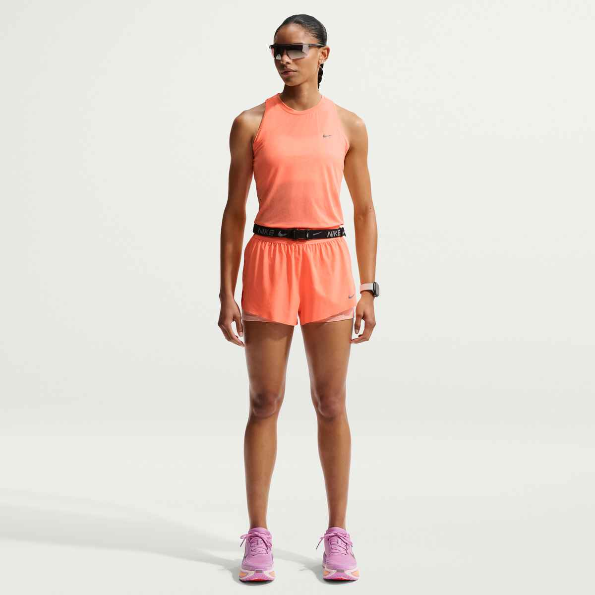 Swift Dri-FIT Mid-Rise 2-in-1 Running Shorts Dames